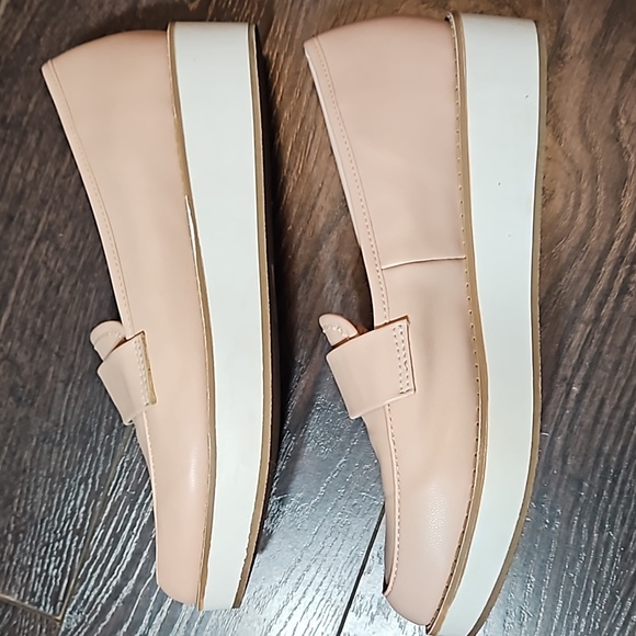 Pale Pink Slip on Sneakers Size 7 - Picture 6 of 11